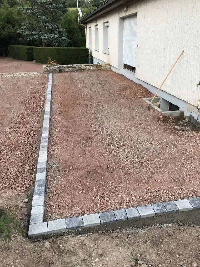 pose bordure jardin